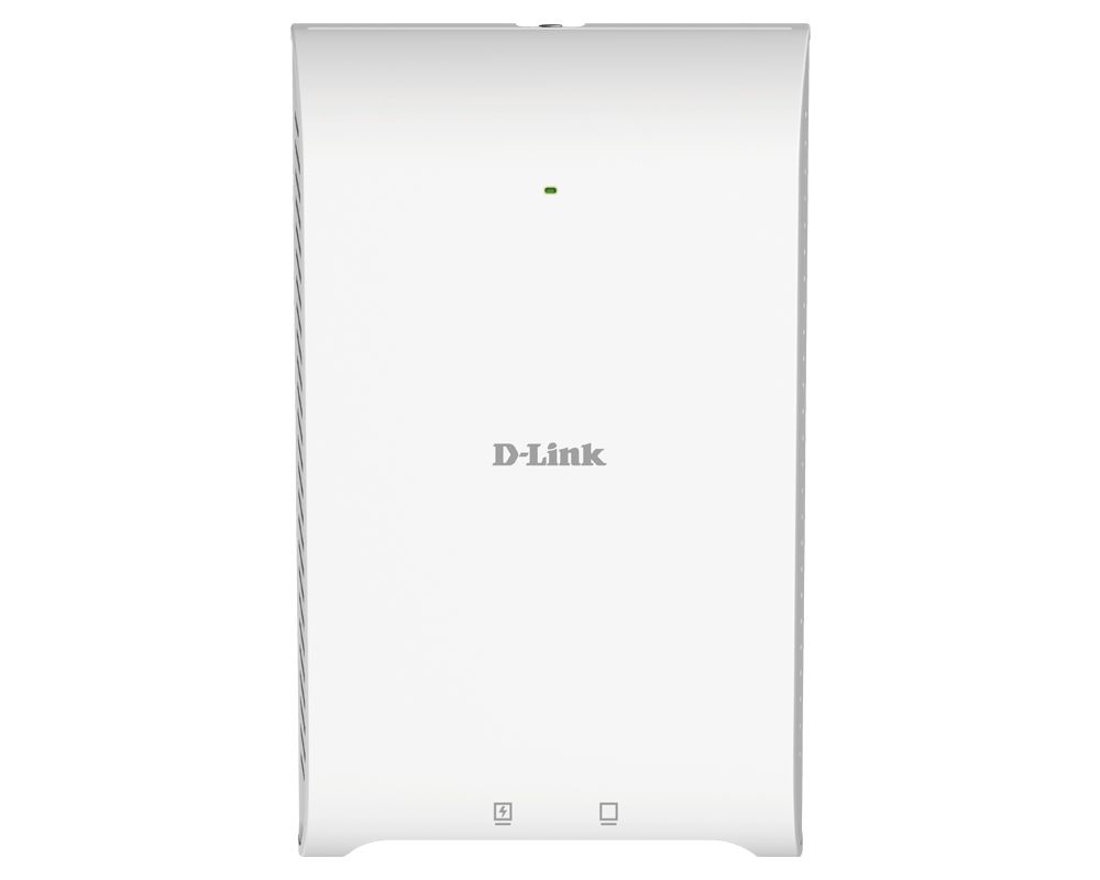 D-Link DAP-2622 Wireless AC1200 Wave 2 In-Wall PoE Access Point White