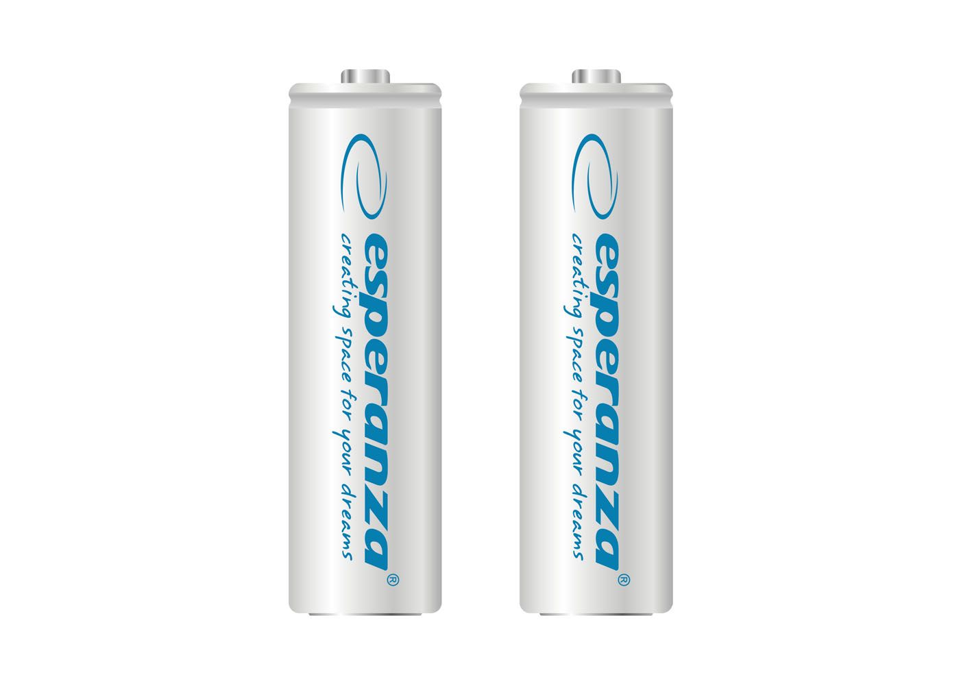 Esperanza 2000mAh AA Ni-MH akkumulátor 2db/csomag White