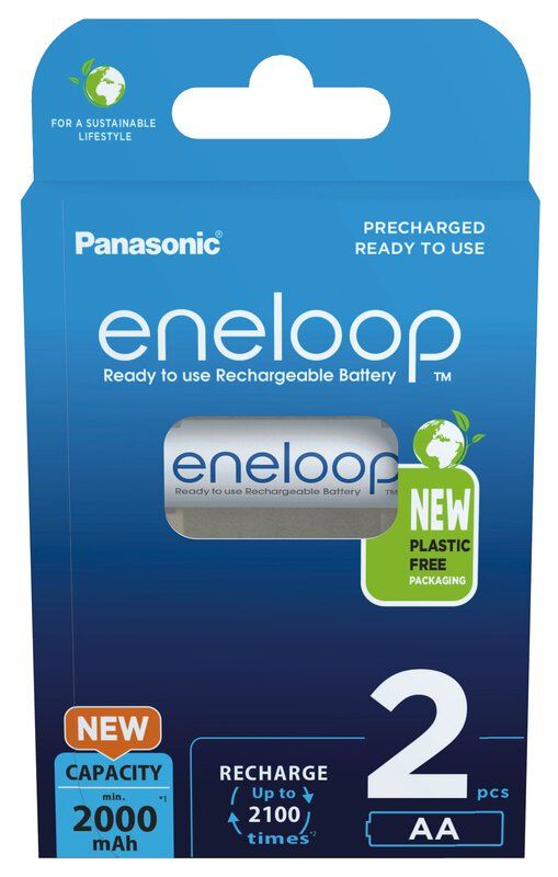 Eneloop 2000mAh AA Ni-MH akkumulátor 2db/csomag