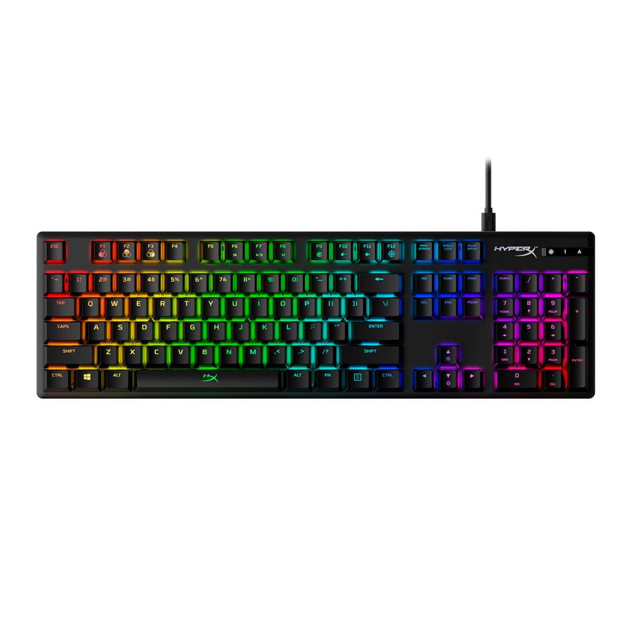 HP HyperX Alloy Origins Red Mechanical Gaming Keyboard RGB Black US