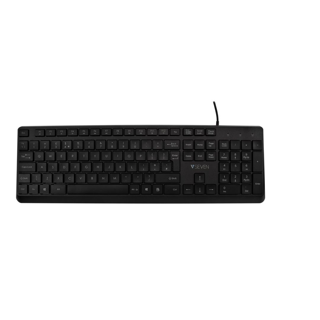 V7 KU350 USB Pro Keyboard Black UK