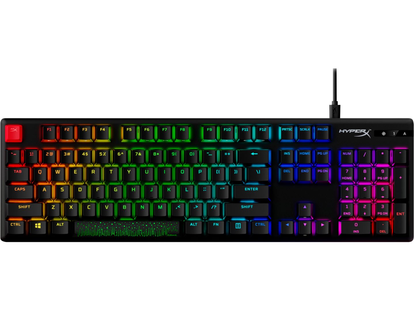 HP HyperX Alloy Origins Mechanical Gaming Keyboard PBT RGB Black US