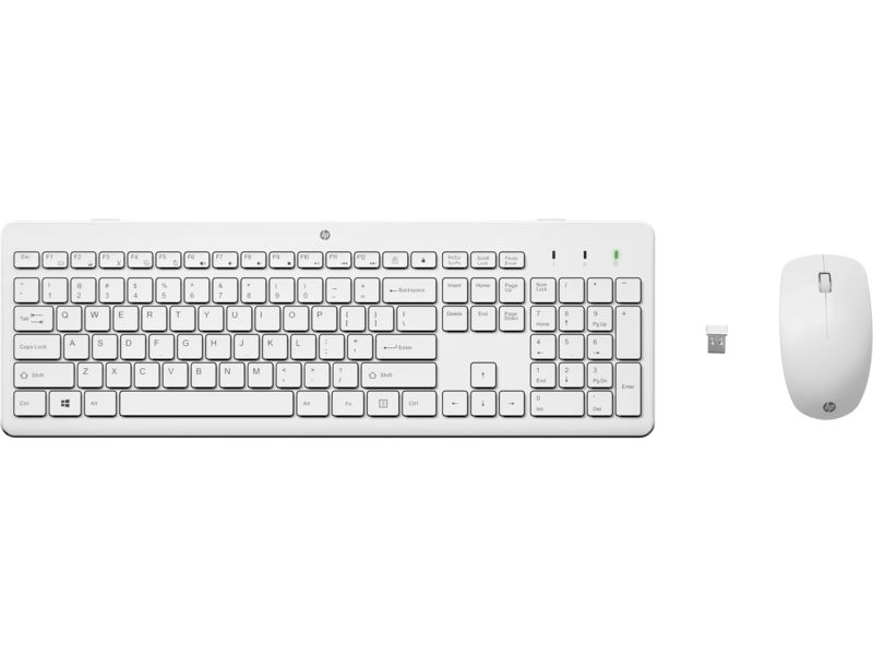 HP 230 Wireless Mouse and Keyboard Combo White HU