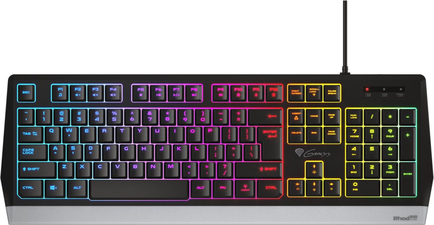 Genesis Rhod 300 RGB Gaming Keyboard Black US