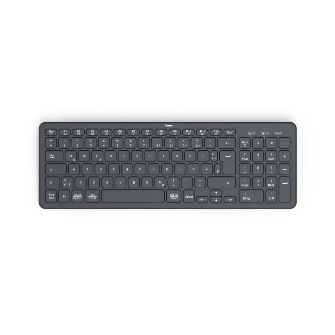 Hama WKM-300 Wireless Bluetooth Keyboard Black HU