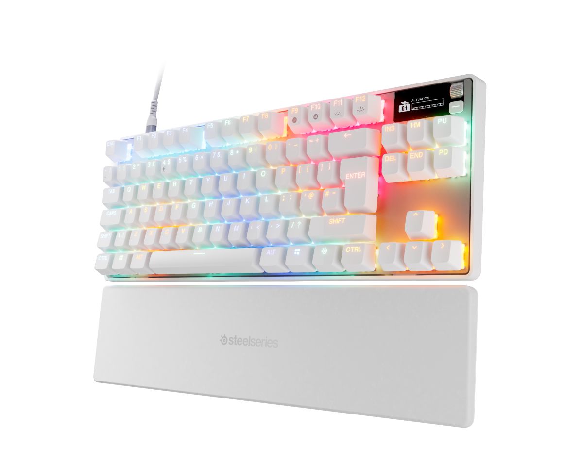 Steelseries Apex Pro TKL Gen 3 Gaming Keyboard White UK