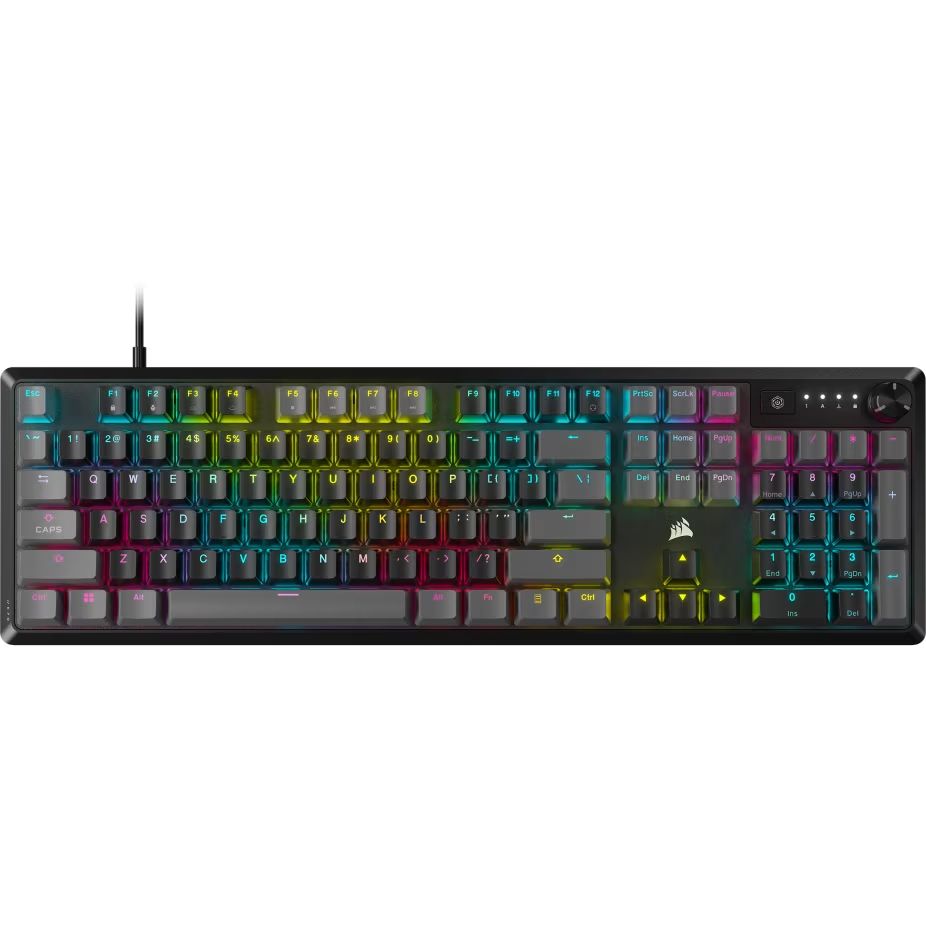 Corsair K70 Core RGB Cherry MX Red Mechanical Gaming Keyboard Carbon Grey US