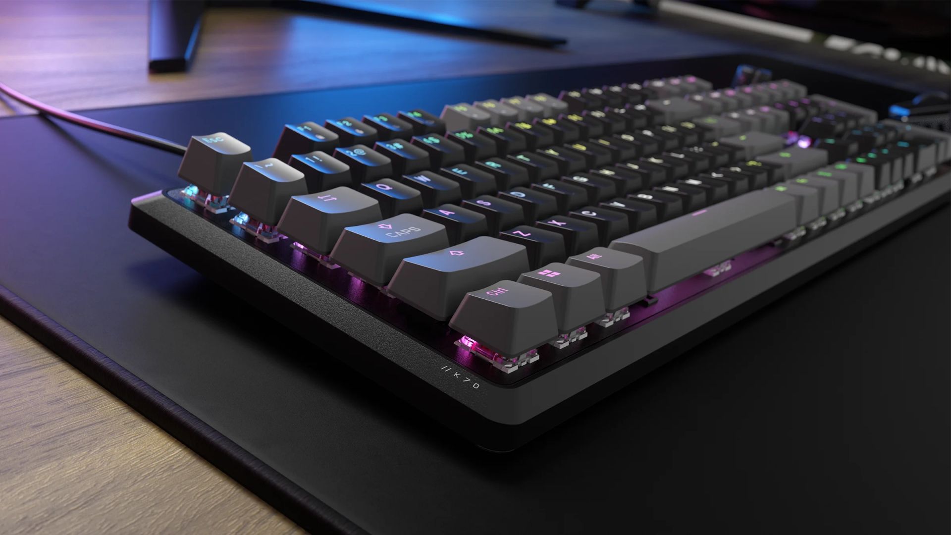 Corsair K70 Core RGB Cherry MX Red Mechanical Gaming Keyboard Carbon Grey US