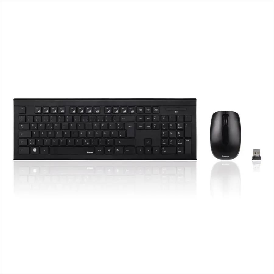 Hama Cortino Wireless Keyboard Combo Black CZ/SK