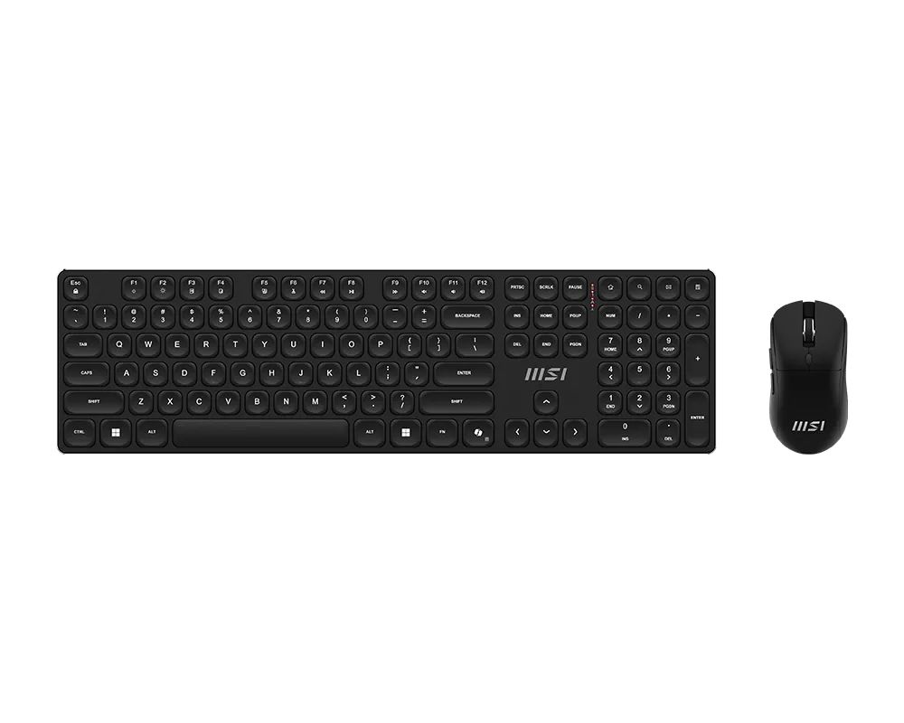 Msi FORGE K210 Wireless Keyboard Combo Black US