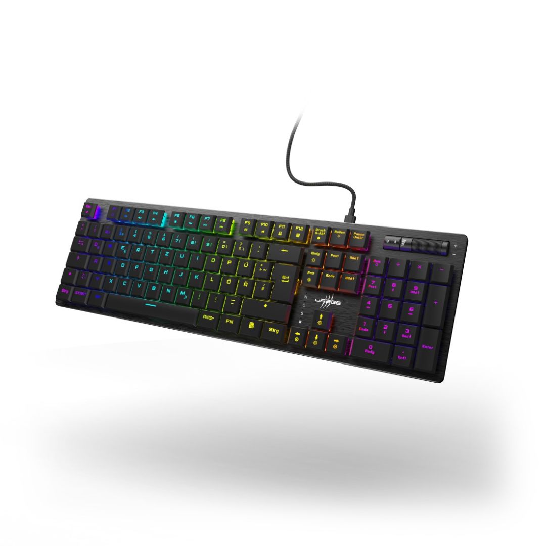 Hama uRage Exodus 910 Low Profile Red Switch Keyboard Black HU
