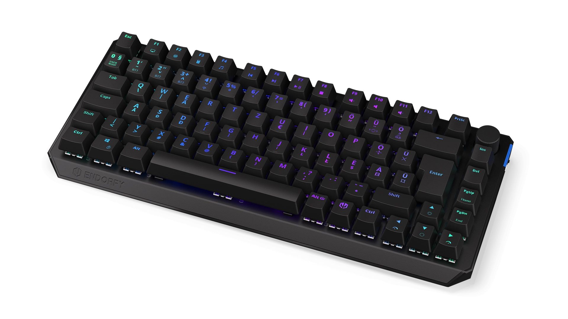 Endorfy Thock Kailh Box Black Switch RGB Gaming Mechanical Keyboard Black HU