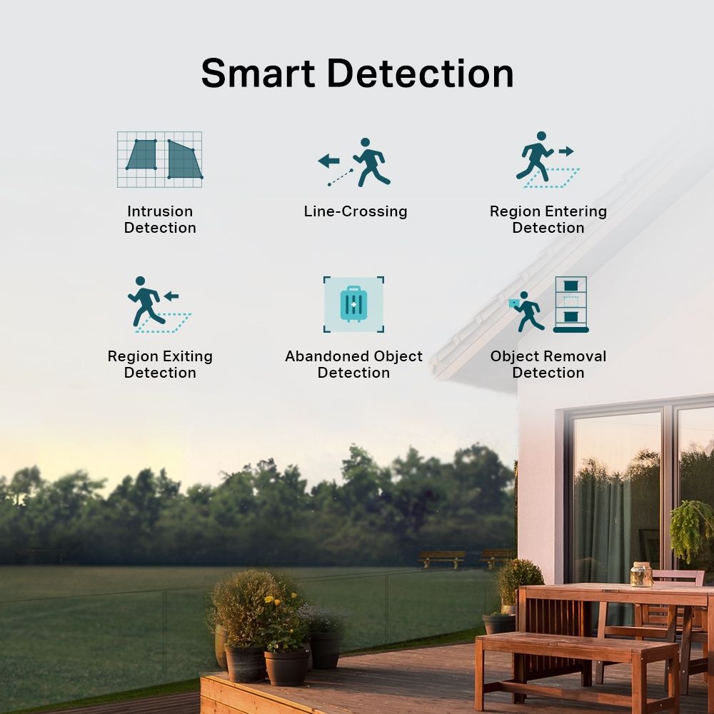 TP-Link VIGI C540V 4MP Outdoor Full-Color Dual-Lens Varifocal Pan Tilt Network Camera