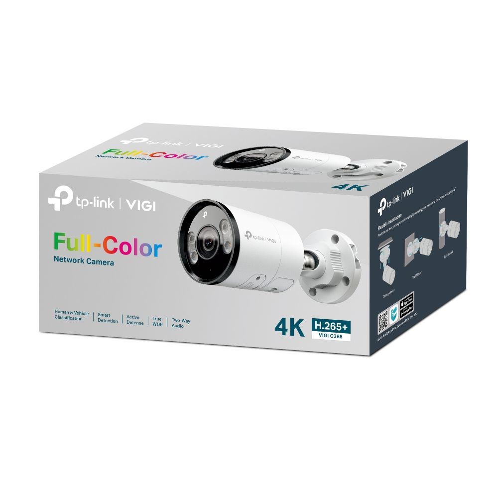 TP-Link VIGI C385 (2,8mm) VIGI 8MP Outdoor Full-Color Bullet Network Camera