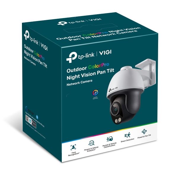 TP-Link VIGI C540S (4mm) 4MP Outdoor ColorPro Night Vision Pan Tilt Network Camera