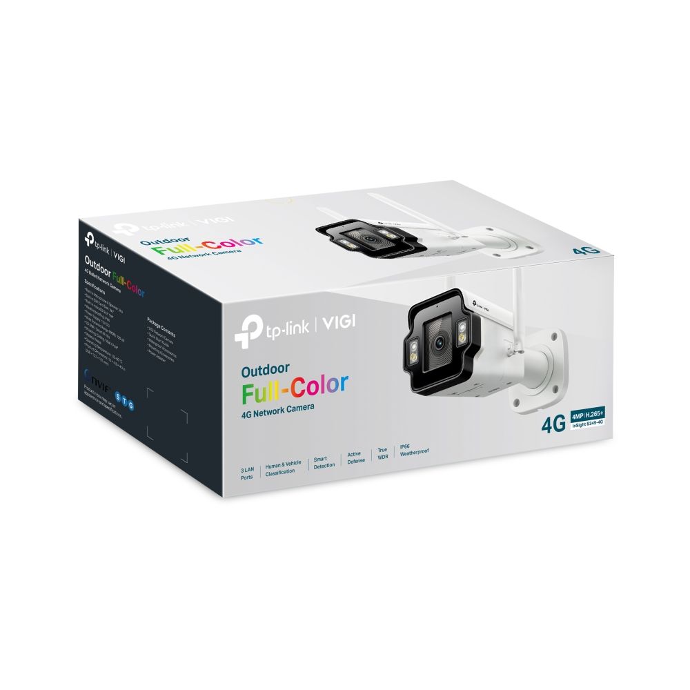 TP-Link InSight S345-4G (4mm) VIGI 4MP Outdoor Full-Color 4G Bullet Network Camera