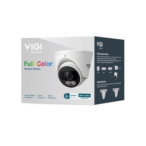 TP-Link InSight S425 (4mm) VIGI 2MP Full-Color Turret Network Camera