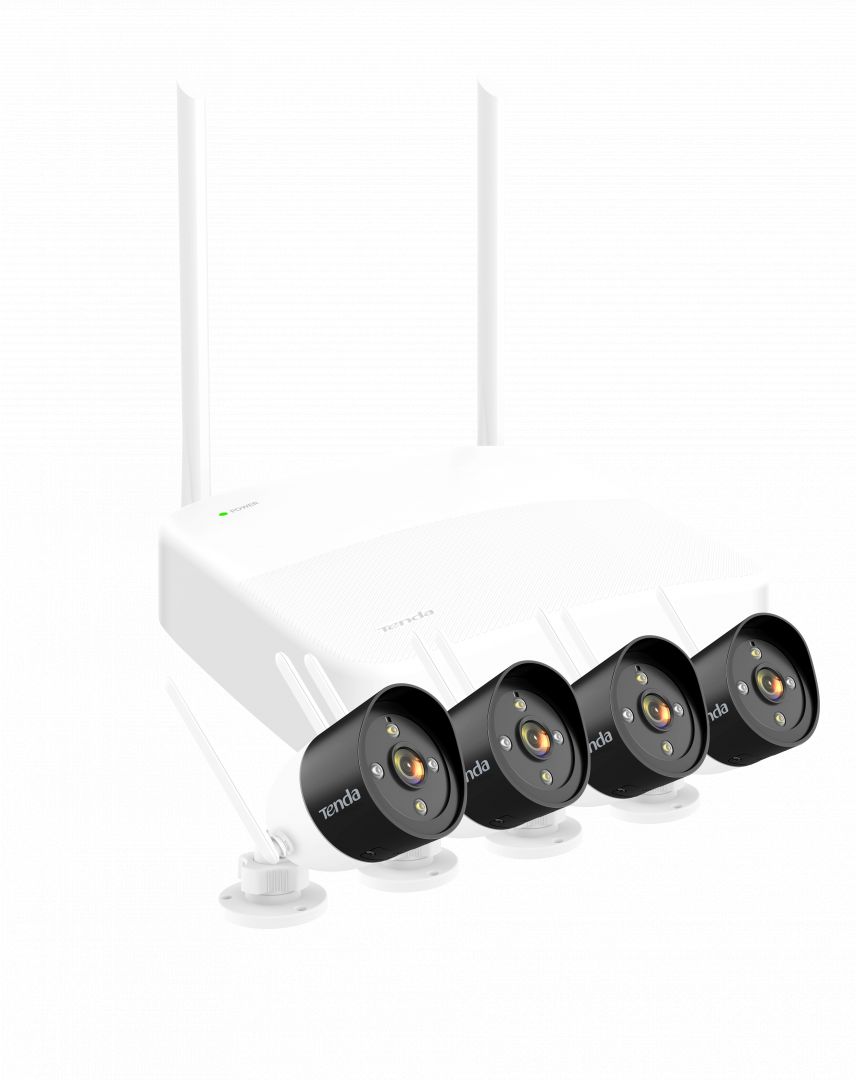 Tenda K4W-3TC 4 Channel Wireless HD Video Security Kit