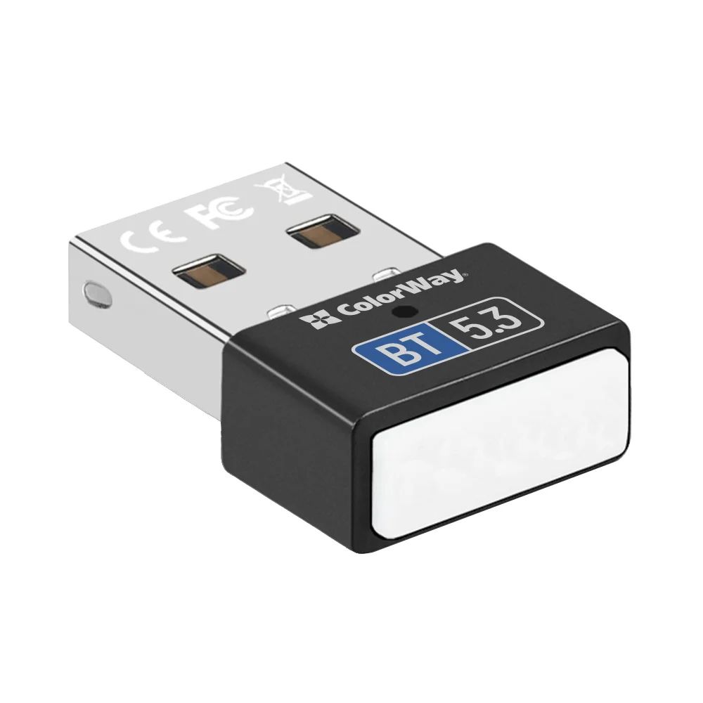 ColorWay CW-AD-BT53 Bluetooth BT 5.3 Adapter Black