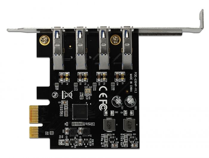 DeLock USB3.0 PCI Express Card with 4 x external Type-A female