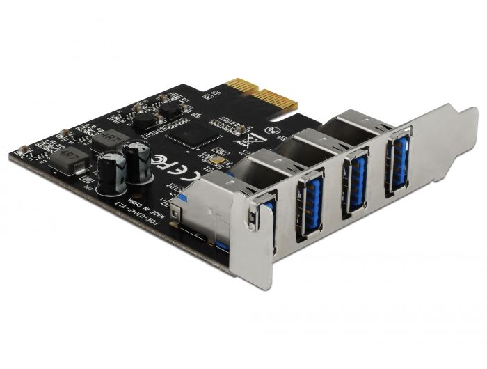 DeLock USB3.0 PCI Express Card with 4 x external Type-A female