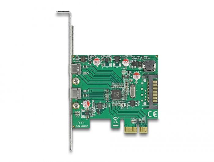 DeLock PCI Express x1 Card to 2 x external USB 5 Gbps USB Type-C Female