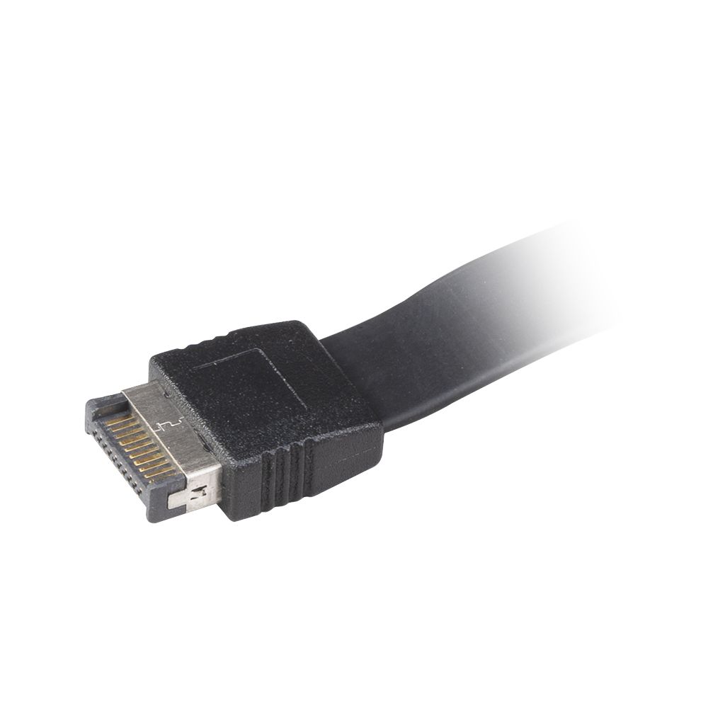 Akasa USB 3.1 Gen 2 internal adapter cable with dual Gen 1 Type-A ports