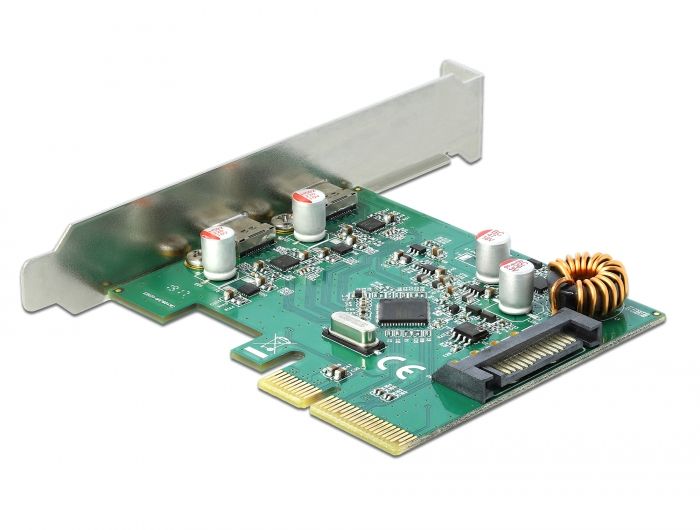 DeLock PCI Express x4 Card to 2 x external USB 10 Gbps USB Type-C female