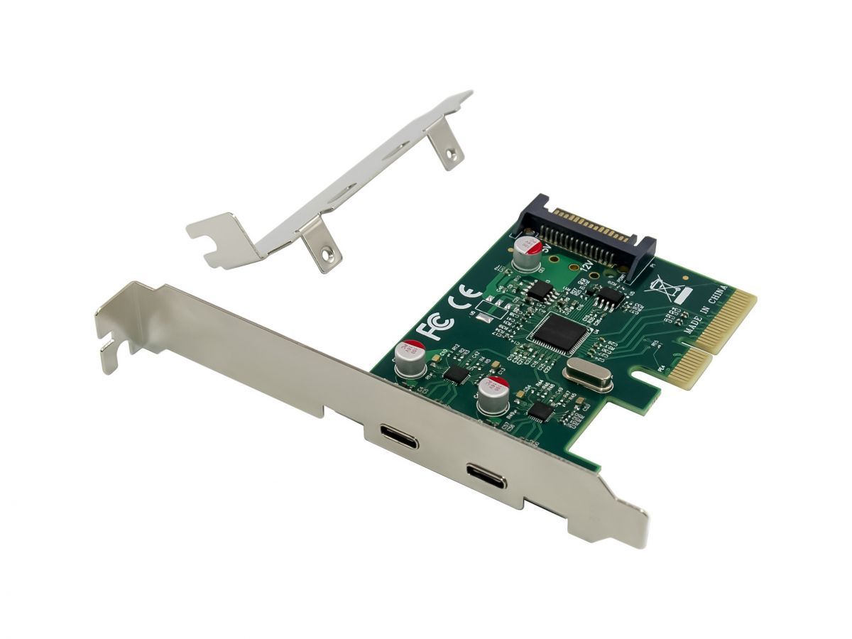 Conceptronic  EMRICK13G 2-Port USB 3.2 Gen 2 Type-C PCIe Card