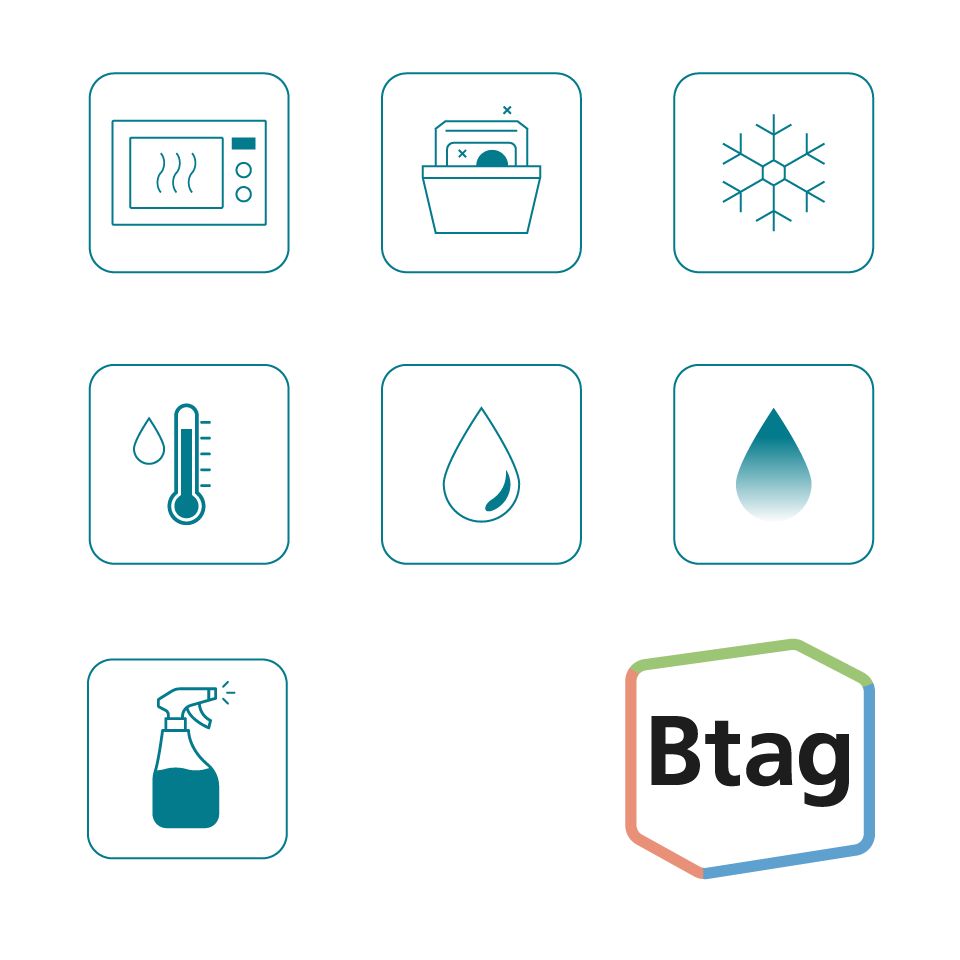 Brother BTAG-135 Címketekercs (12mm) White on Clear - 4m