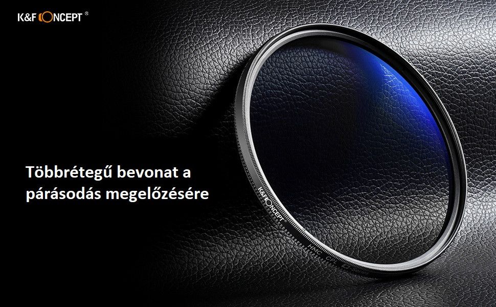 K&F Concept Classic Series CPL cirkuláris polár szűrő, 46 mm