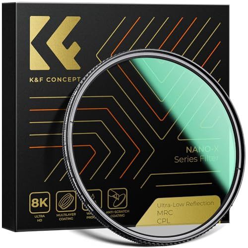 K&F Concept CPL cirkuláris polár szűrő, black mist 1/4, 72mm