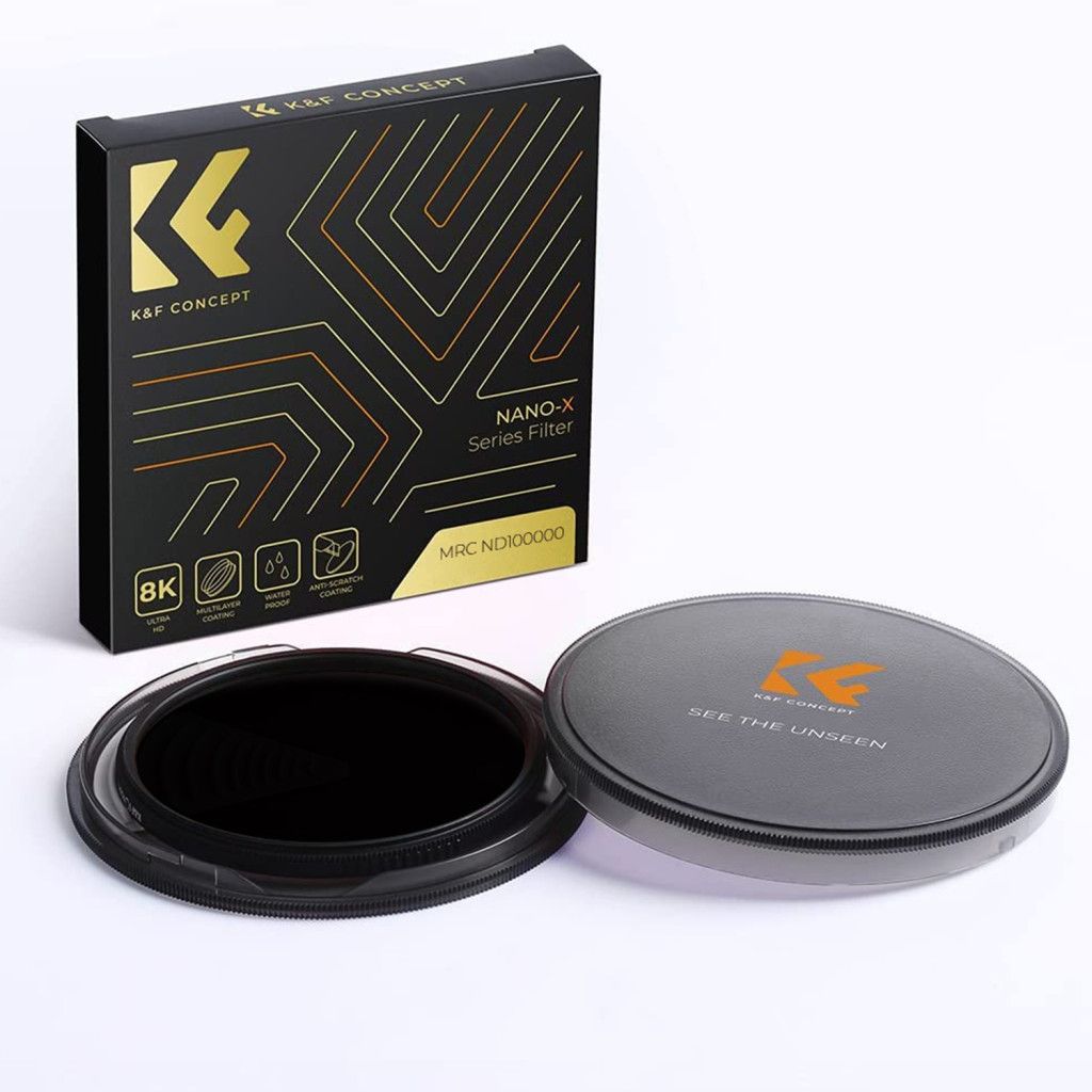 K&F Concept NANO-X ND100000 szűrő, napszűrő, vízlepergető, karcálló, 82mm