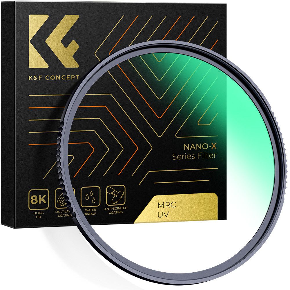 K&F Concept NANO-X series, B270, HD, MCUV szűrő, vízlepergető, karcálló, 72mm