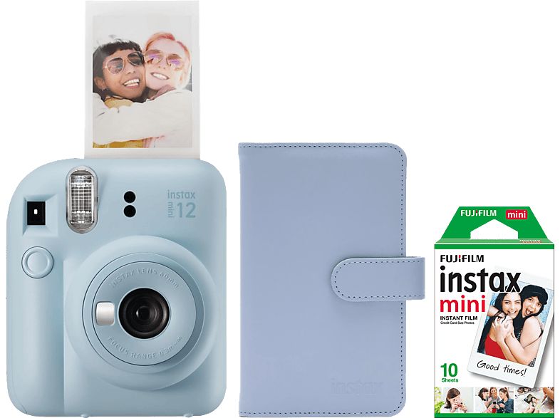 Fujifilm Instax Mini 12 Pastel Blue Bundle Kit