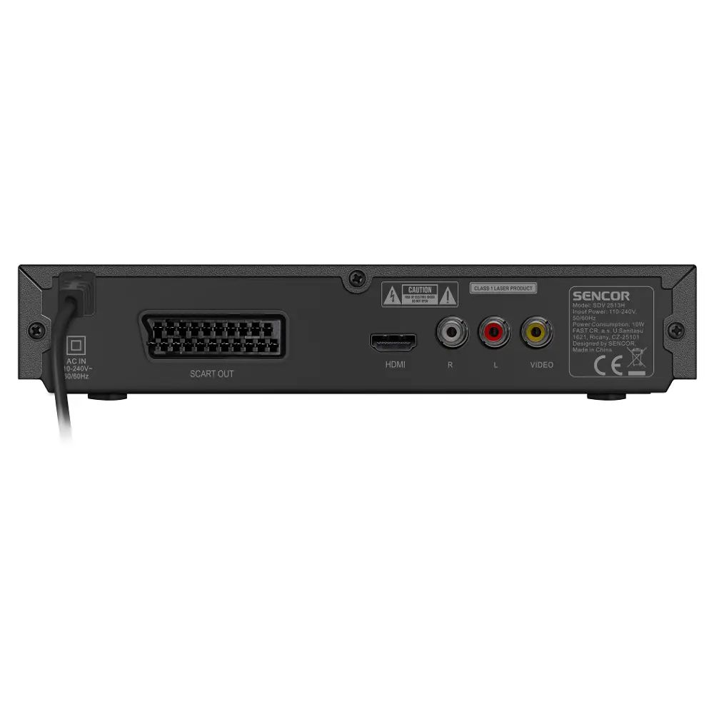 Sencor SDV 2513H DVD Player Black