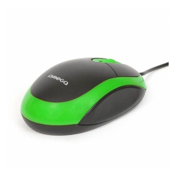 Platinet Omega OM06VG Optical mouse Black/Green