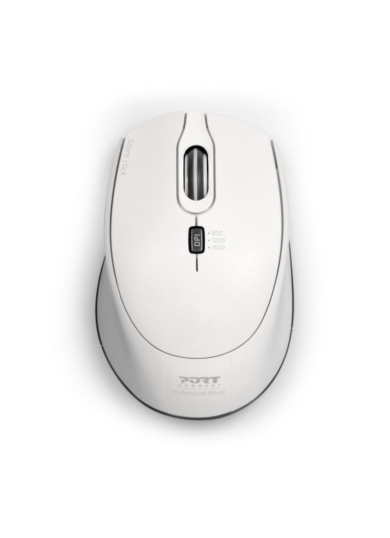 Port Designs Silent Wireless mouse White