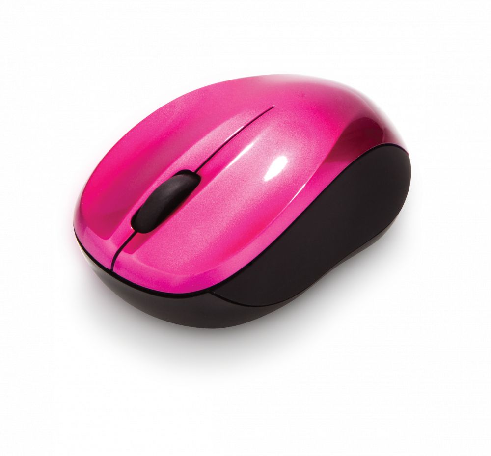 Verbatim Go Nano Wireless Mouse Hot Pink