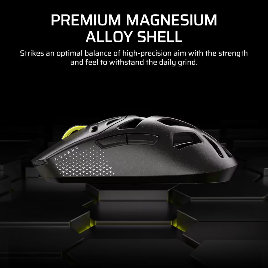 Corsair Sabre V2 Pro Magnesium Alloy Gaming Wireless Bluetooth Mouse Black