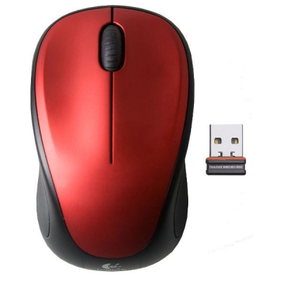 Logitech M235 Wireless Mouse Red