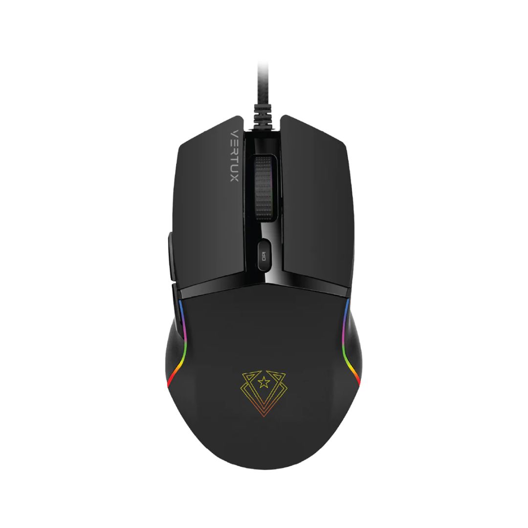 VERTUX Argon RGB Gaming Mouse Black