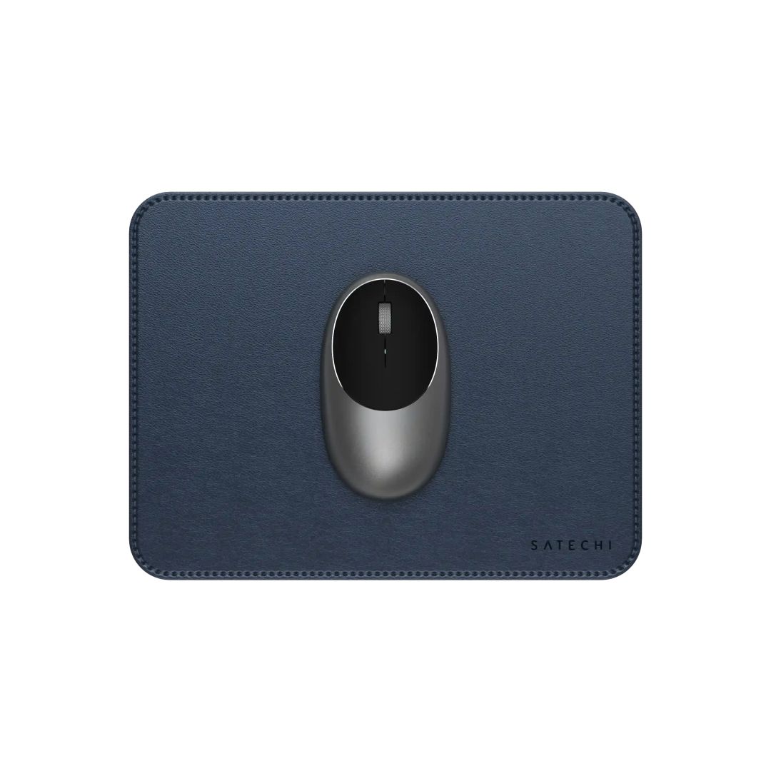 Satechi Vegan-Leather Premium Mouse Pad Blue