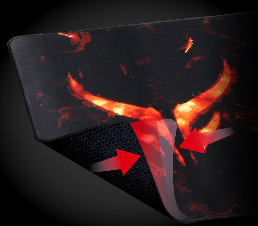 PowerColor Red Devil Gaming Egérpad Black/Red
