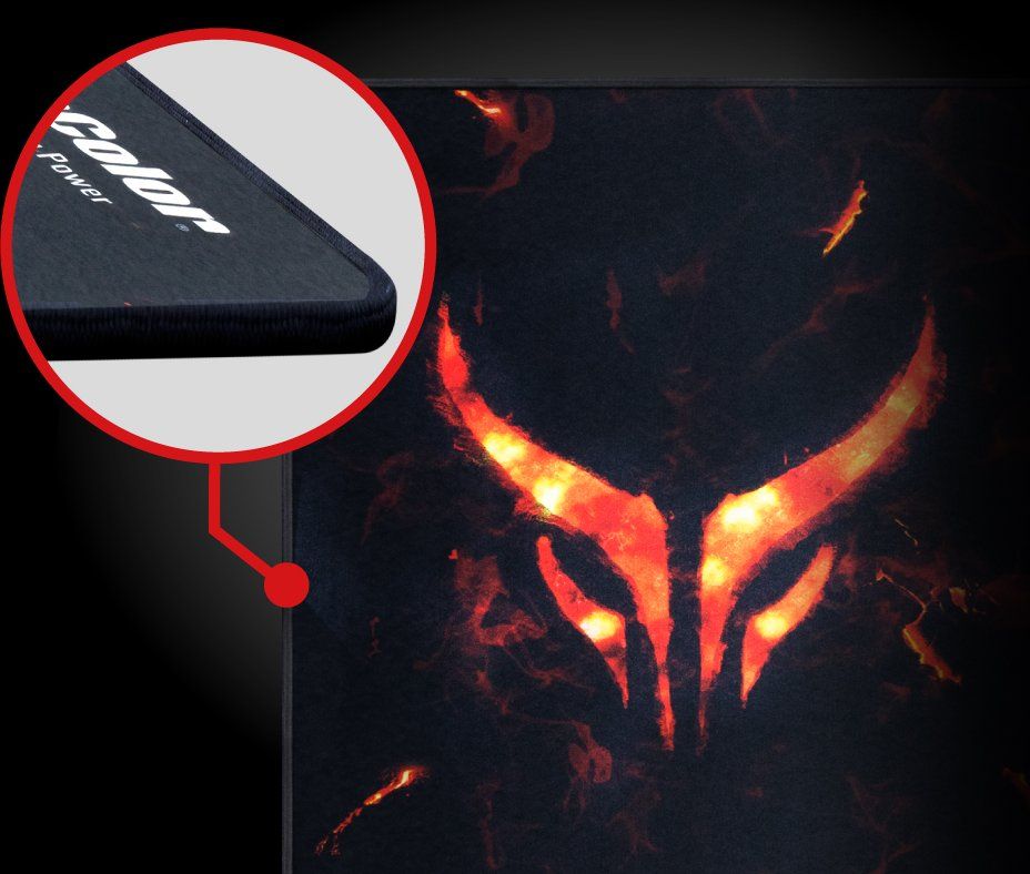 PowerColor Red Devil Gaming Egérpad Black/Red