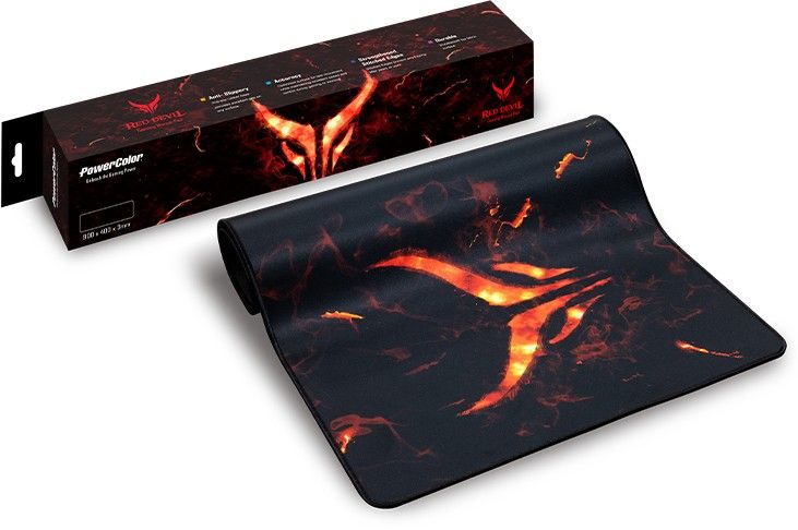 PowerColor Red Devil Gaming Egérpad Black/Red