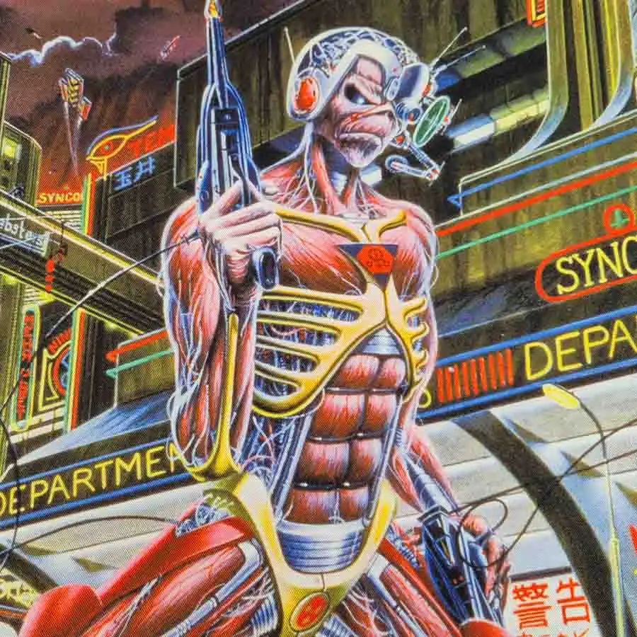 Subsonic Iron Maiden Somewhere In Time XXL Gaming Egérpad Multicolor