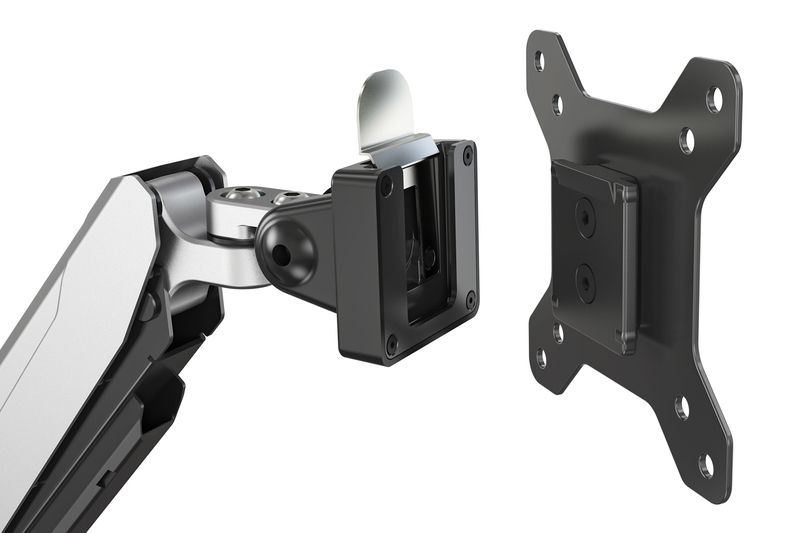 Digitus DA-90351 Universal Single Monitor Mount With Gas Spring And Table Fixture Silver