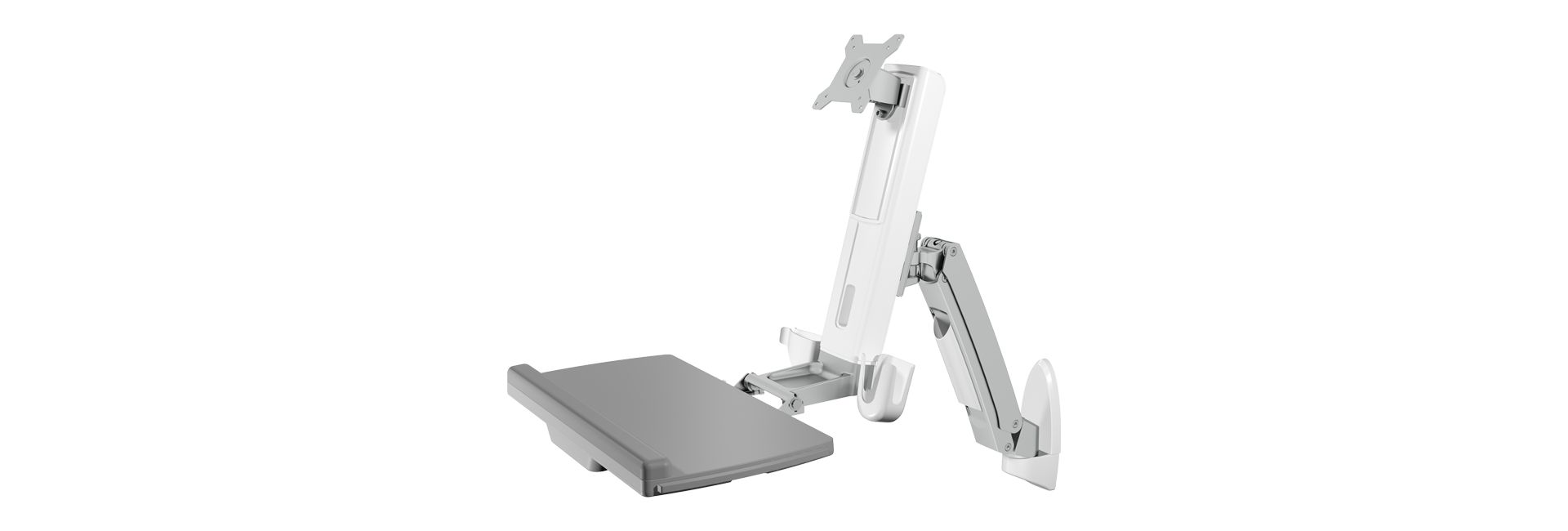 Raidsonic IcyBox IB-MS600-W Wall mount for a display size up to 24