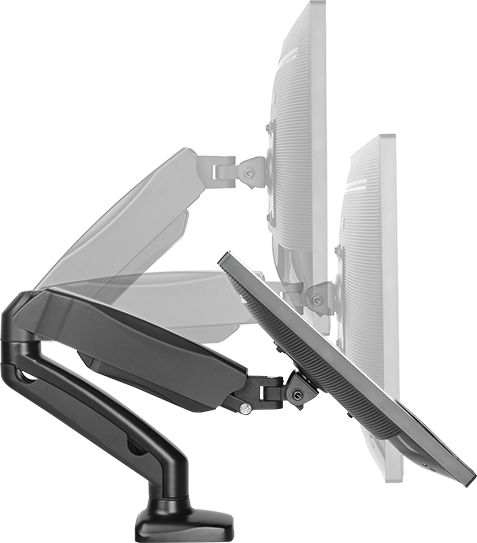 Raidsonic IcyBox IB-MS303-T Monitor Stand With Table Support For One Monitor Up To 27